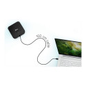 I-TEC USB-C kahe ekraaniga MST dokk 1x DP 1x HDMI 1xGLAN 3xUSB 3.0 2xUSB 2.0 1xUSB-C-fail 1x audio/m