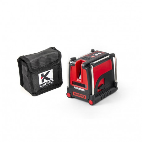 Kapro 873 cross-line laser with 3 red beams and foldable legs