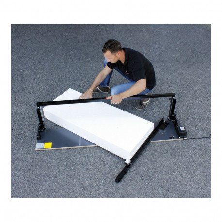 SIMPLIFIED HOT WIRE CUTTING TABLE - For styrofoam panel, especially for E.T.I.C.S. applications