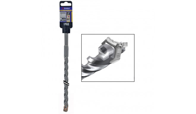 Tivoly Technic Master 3 SDS+ concrete drill bit – 3-edge carbide insert, 12 mm x 160 mm, hardened st