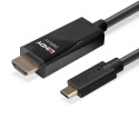 10m USB Type C to HDMI® 4K60 Adapter Cable with HDR Creates reliable 4K connections between a USB Ty
