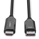 2m Active Display Port to HDMI 4K120Hz Adapter Cable Connects a single DisplayPort Device to a HDMI® 2m Active Display Port to HDMI 4K120Hz Adapter Cable Connects a single DisplayPort Device to a HDMI®