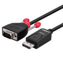 3m Display Port to VGA Adapter Cable Connects a single DisplayPort device to a single VGA Display wi