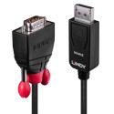 3m Display Port to VGA Adapter Cable Connects a single DisplayPort device to a single VGA Display wi
