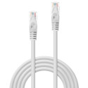 5m Cat.6 U/UTP Network Cable, White RJ45, M/M, 250MHz, CCA