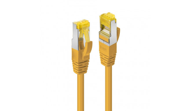 Network Cable - LINDY RJ45 S/FTP LSZH Network Cable, Cat.6A Plug, Cat.7 Raw Cable, 7.5 m, Yellow