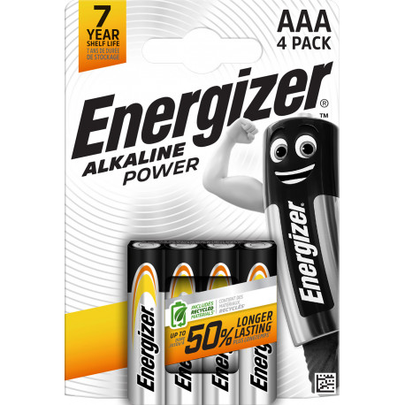 Energizer battery Alkaline Power AAA CHP4