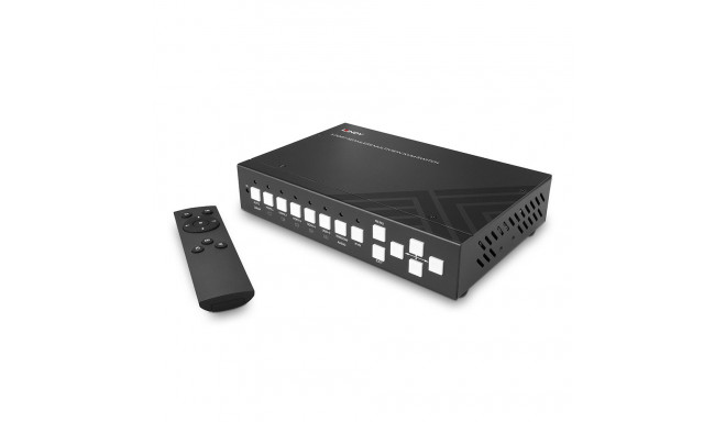 KVM Switch - LINDY 5 Port Seamless Multiview KVM Switch, HDMI, USB Type C, 4096x2160@60Hz