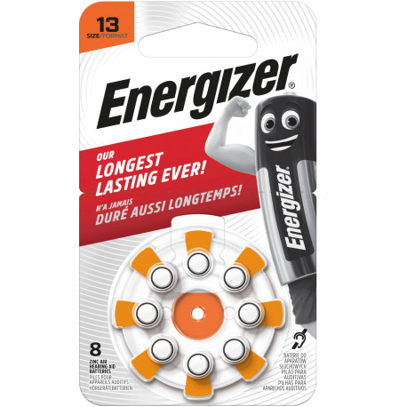 Energizer kuuldeaparaadi patarei Zinc Air AZ13DP8 TL8