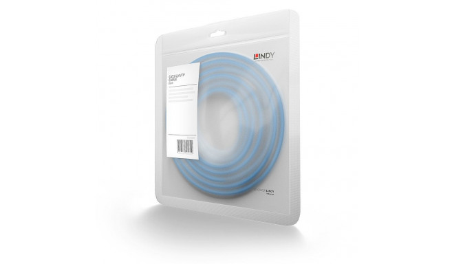 Network Cable - LINDY Cat.6 U/UTP Network Cable, RJ45, M/M, 250MHz, 7.5 m, Blue