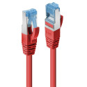 0.5m Cat.6A S/FTP LSZH Network Cable, Red RJ45, M/M, 500MHz, Copper 0.5m Cat.6A S/FTP LSZH Network Cable, Red RJ45, M/M, 500MHz, Copper