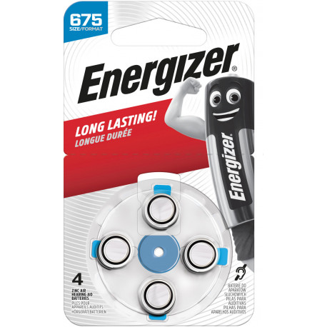 Energizer hearing aid battery Zinc Air AZ675DP-4 TL4