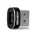 USB 2.0 Low Profile Type A to C Adapter USB Type A Male to C Female