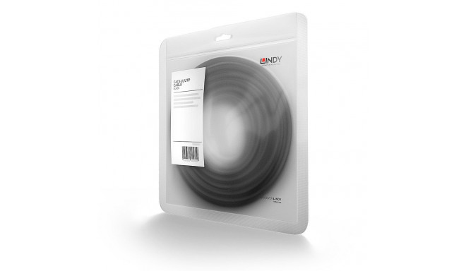 Network Cable - LINDY Cat.6 U/UTP Network Cable, RJ45, M/M, 250MHz, 0.5 m, Black