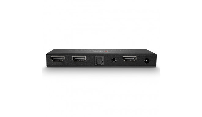 HDMI Splitter - LINDY 2 Ports HDMI Splitter 18G 4096x2160@60Hz Audio Extraction and Reduction