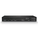 2 Port HDMI 18G Splitter with Audio & Downscaling Distribute HDMI® 18G signals across 2 displays whi