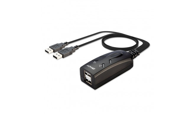 Computer Peripheral - Lindy 2 Port USB KM Switch USB 2.0 Hotkey Switching