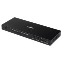 4 Port HDMI 8K60 Switch with eARC Switching between four 8K@60Hz source devices connected to a displ