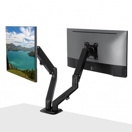 Monitor Holder - LINDY Double Holder for 2 Monitors 17-27", Black