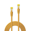 2m RJ45 S/FTP LSZH Network Cable, Yellow Cat.6A Plug, Cat.7 raw cable