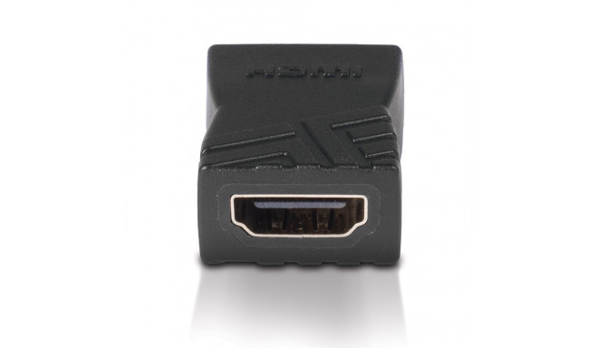 Adapter - LINDY HDMI M/F Connector, 18Gb/s, 4K, UHD, 60Hz, Black