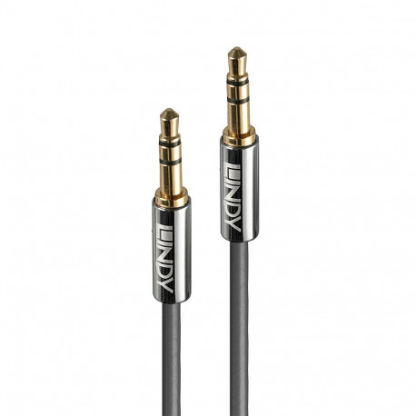 Audio Cable - Cromo Line 1m 3.5mm M/M, Brass Connectors, Gold Plated
