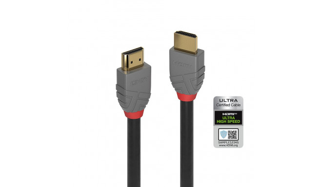HDMI Cable - LINDY Anthra Line HDMI Cable M/M, Ultra High Speed, 2 m, Black