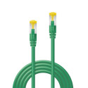 1m RJ45 S/FTP LSZH Network Cable, Green Cat.6A Plug, Cat.7 raw cable