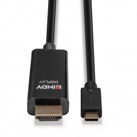 Adapter - LINDY USB Type C to HDMI 4K60 Adapter Cable 18Gbps 5 m