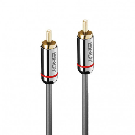 Audio Cable - LINDY Cromo Digital Phono Audio Cable, M/M, 1 m, Anthracite