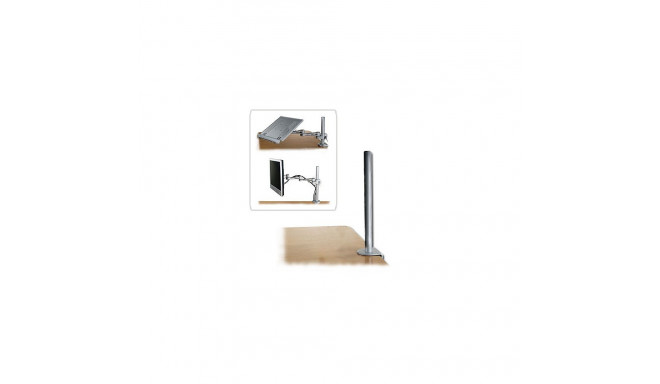 Work Table Clamp - Modular 450mm Post, 9kg Capacity, Aluminum, 450x80x88mm