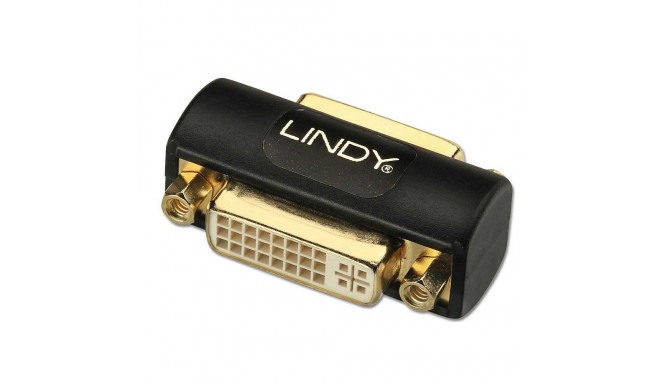 Adapter - LINDY DVI Connector F/F, Black