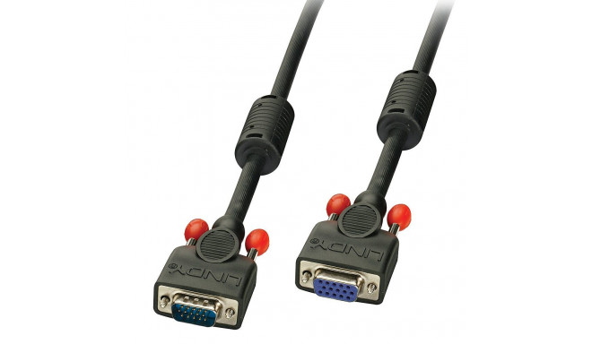 VGA Cable - LINDY VGA Cable M/F, 0.5 m, Black