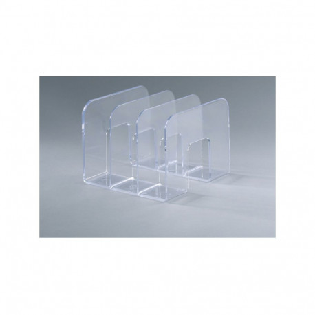 Raamatuhoidja Durable 3 vahega läbipaistev