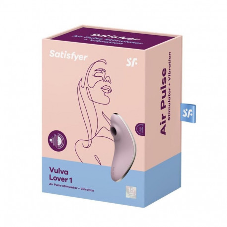 Satisfyer vibraator ja õhusurve stimulaator Vulva Lover 1, lilla