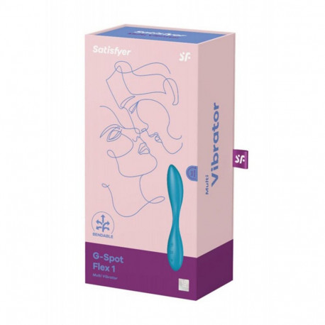 Satisfyer multivibraator G-SPOT FLEX 1, petroolisinine