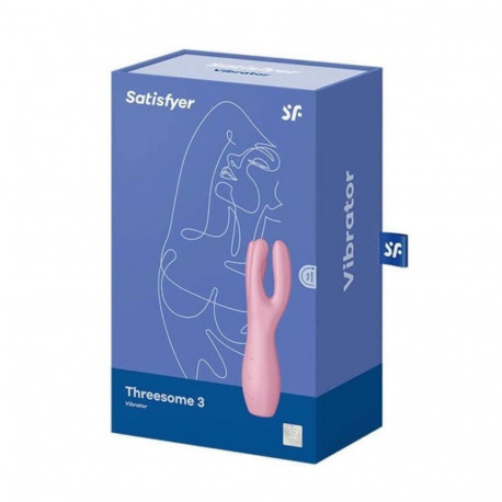 Satisfyer vibraator Threesome 3 1tk, roosa
