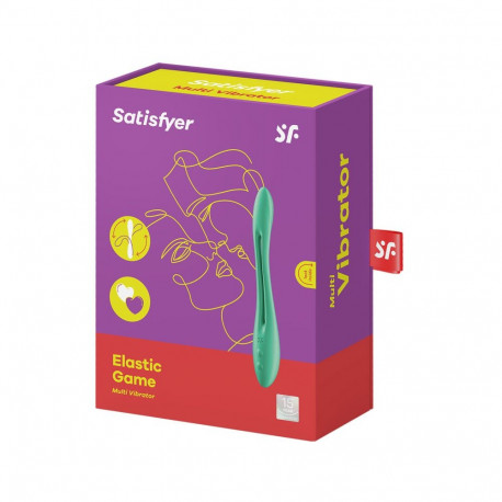Satisfyer vibraator Elastic Game, roheline