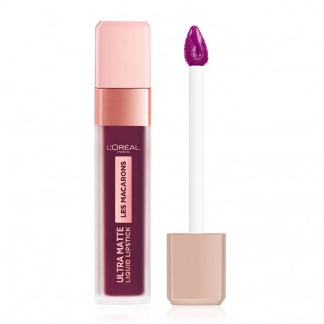 L'Oreal vedel huulepulk 830 Les Macarons ultramatt, Blackcurrant Crush