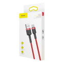 Baseus cable Cafule USB - USB-C 2,0 m 2A red-red