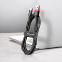 Baseus cable USB - USB-C Cafule 2A 2m, red/black
