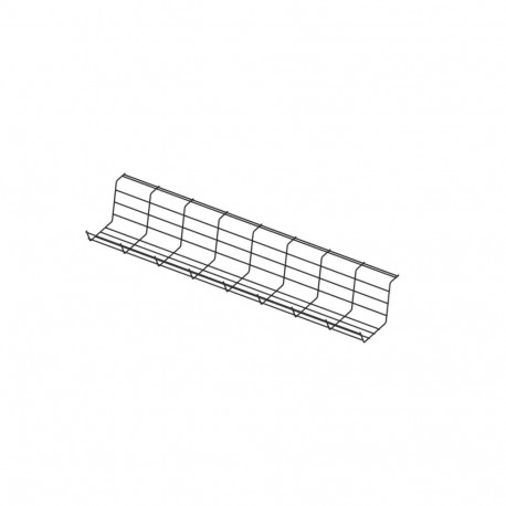 Cable basket cable tray metal black width 850 mm