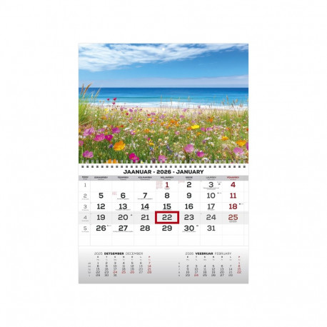 Seinakalender MONO eesti-inglise nr.18 2911050018