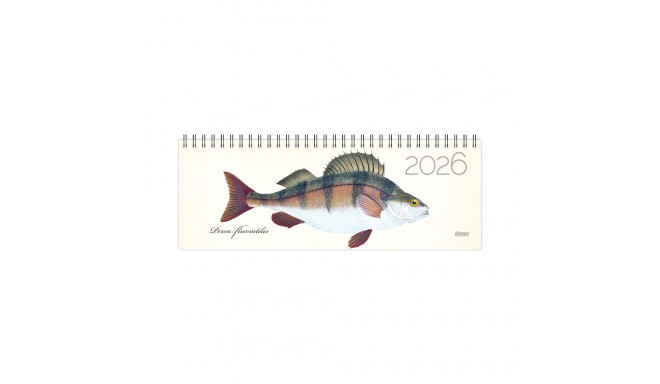 Lauakalender kartong kaanega - Kala 2026a.