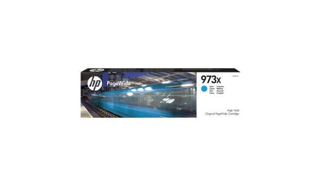HP tint 973X F6T81AE High Yield 7000lk PageWide Pro 452dn/dw/dwt/477dn/dw/dwt, cyan