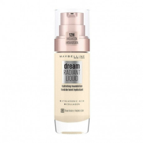 Liquid Make Up Base Maybelline Dream Satin Liquid 3-true ivory (30 ml)