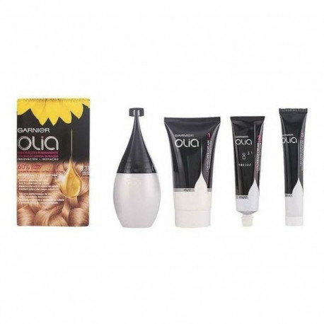 Ammoniaagivaba juuksevärv Garnier Olia Meeblond Nº 8,31 Rubio Miel Lote (1 Ühikut)