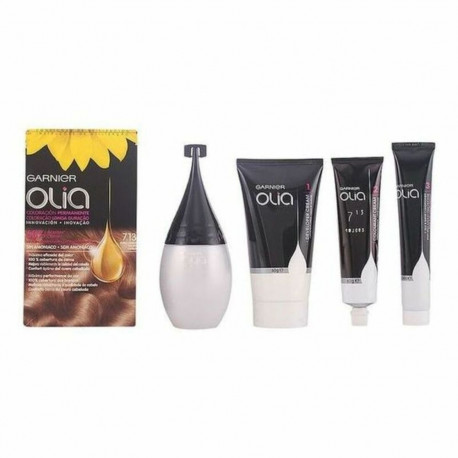 Ammoniaagivaba juuksevärv Garnier Olia Kaneelblond Nº 7,13 Rubio Canela Lote (1 Ühikut)