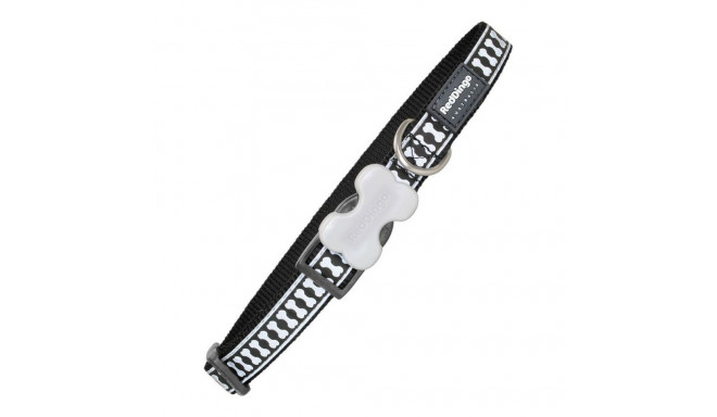 Koera kaelarihm Red Dingo Peegeldav Luud Must (1,2 x 20-32 cm)