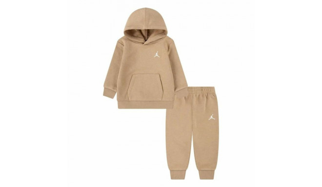 Sports Outfit for Baby Jordan Brooklyn Fleece Po Set Brown 2 Pieces